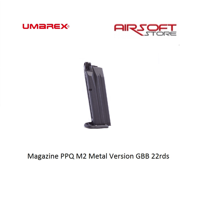 Walther Magazine PPQ M2 Metal Version GBB 22rds