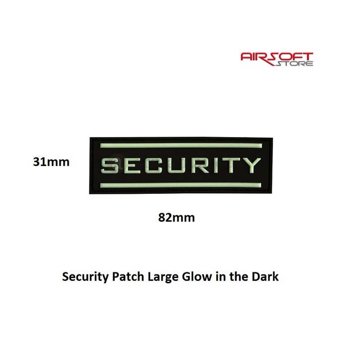 JTG Patch - SECURITY - Large Glow in the Dark