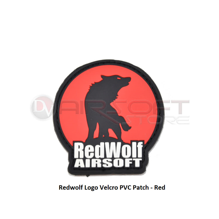 Redwolf Redwolf Logo Velcro PVC Patch - Red