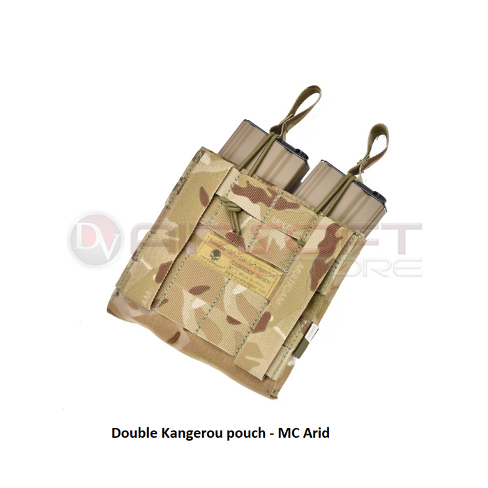 EMERSON Emerson Double Open Top Rifle & Pistol Magazine Pouch - MC Arid