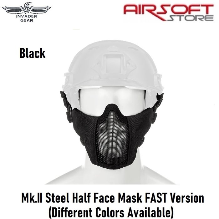 INVADER GEAR Mk.II Steel Half Face Mask for FAST helmet Version