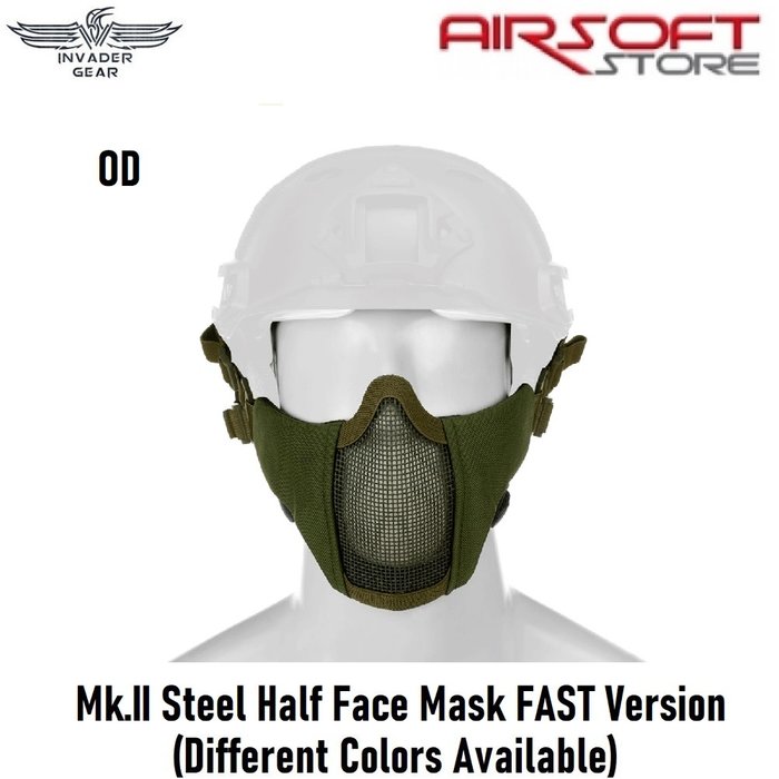 INVADER GEAR Mk.II Steel Half Face Mask for FAST helmet Version