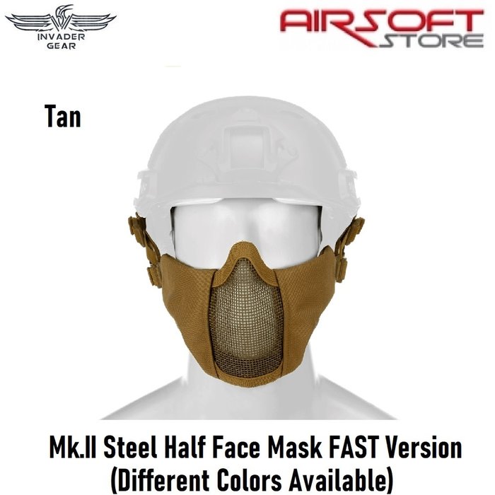 INVADER GEAR Mk.II Steel Half Face Mask for FAST helmet Version