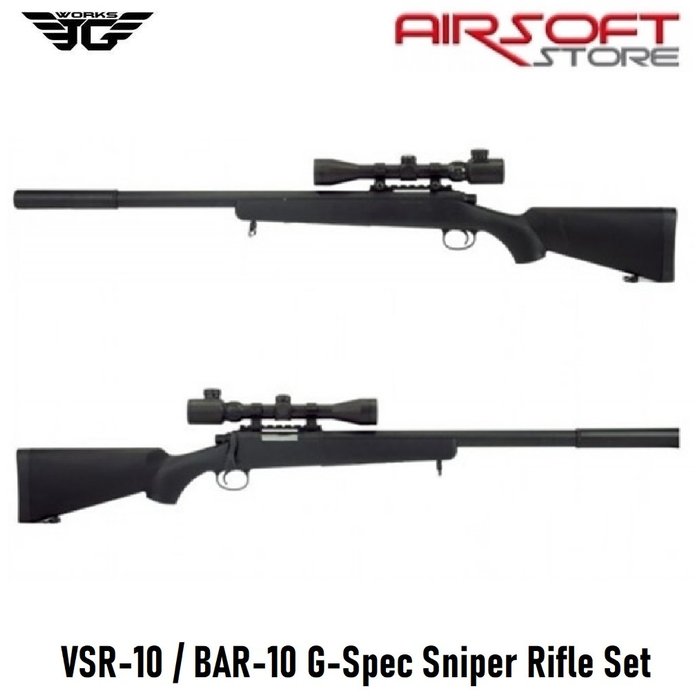 Jing Gong VSR-10 / BAR-10 G-Spec Sniper Rifle Set