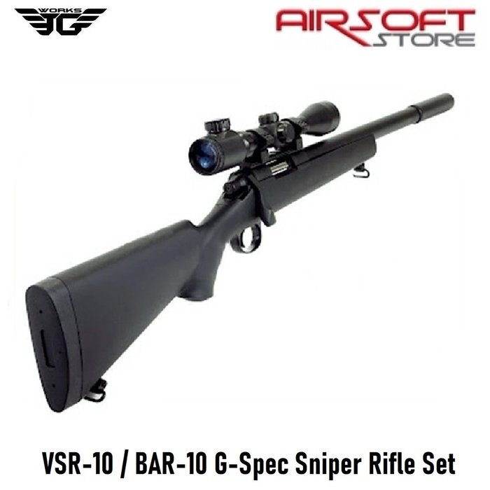 Jing Gong VSR-10 / BAR-10 G-Spec Sniper Rifle Set