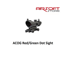Duel Code ACOG Red Dot Sight (Red/Green) - BK