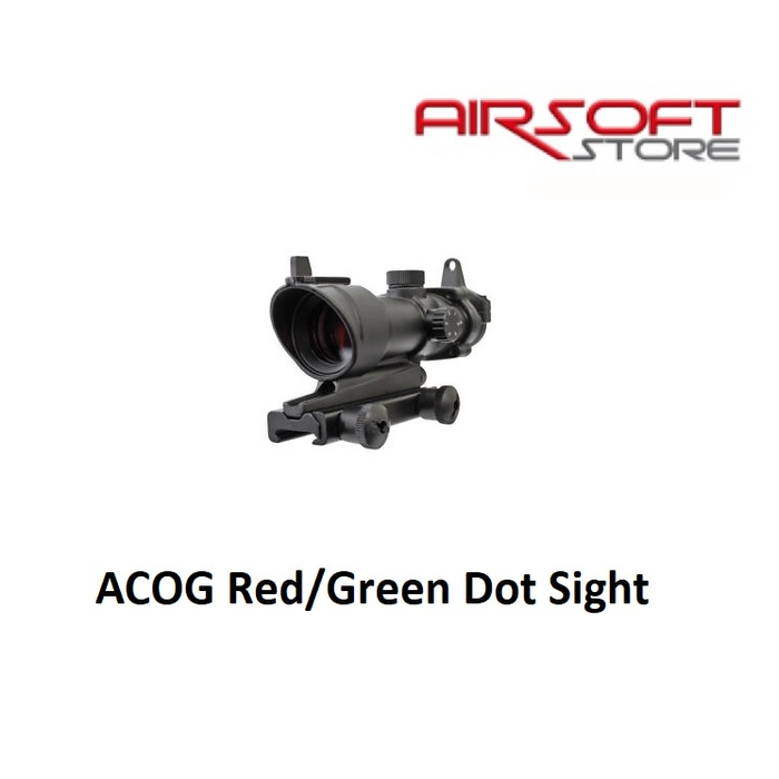 Duel Code ACOG Red Dot Sight (Red/Green) - BK