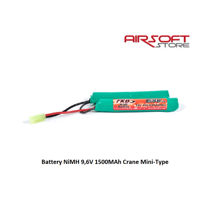FKB Battery NiMH 9,6V 1500mAh Crane Mini-Type