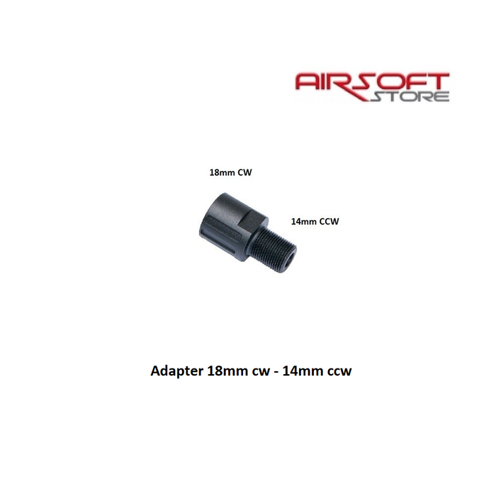 ASG Adapter 18mm cw - 14mm ccw