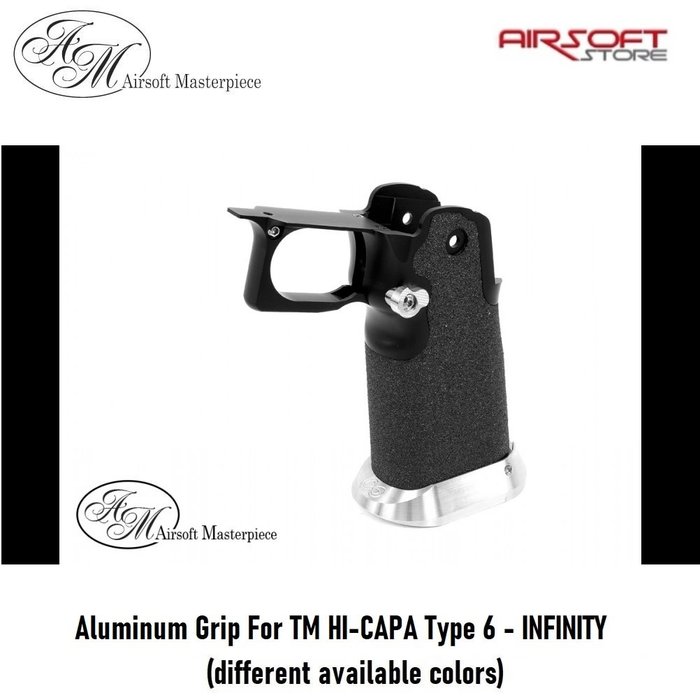 Airsoft Masterpiece Aluminum Grip For TM HI-CAPA Type 6 - INFINITY