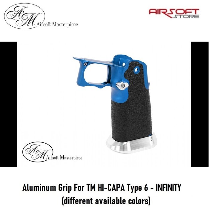 Airsoft Masterpiece Aluminum Grip For TM HI-CAPA Type 6 - INFINITY