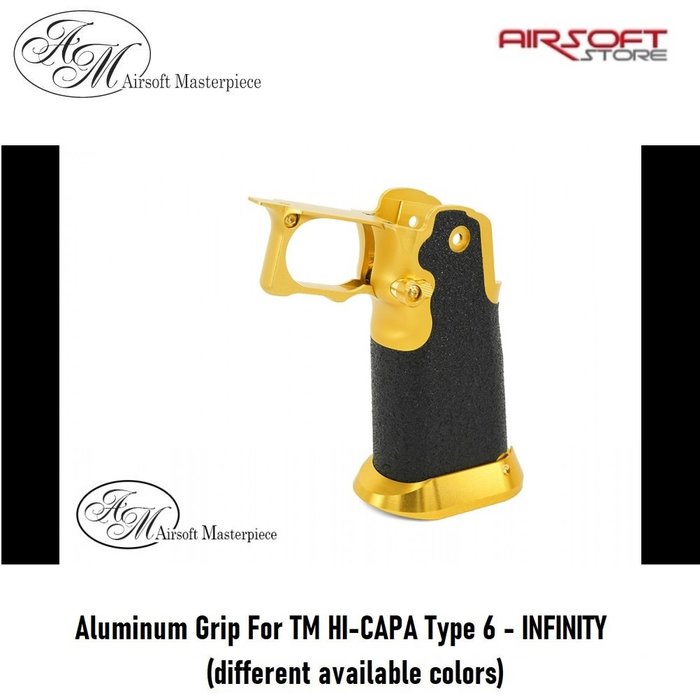 Airsoft Masterpiece Aluminum Grip For TM HI-CAPA Type 6 - INFINITY