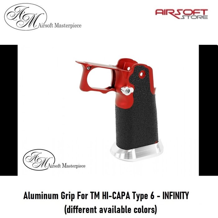 Airsoft Masterpiece Aluminum Grip For TM HI-CAPA Type 6 - INFINITY