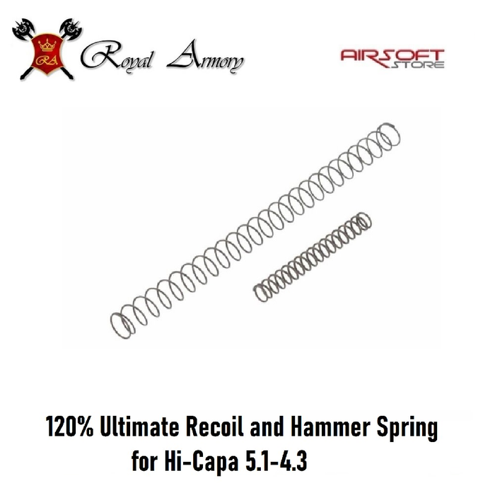 Royal Armory 120% Ultimate Recoil and Hammer Spring for Hi-Capa 5.1-4.3