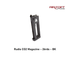 Secutor Rudis Co2 Magazine - 26 Rds - BK