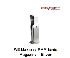 WE (Wei Tech) WE Makarov PMM 16rds Magazine - Silver