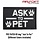 PVC PATCH K9 dog " Ask To Pet "