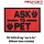 PVC PATCH K9 dog " Ask To Pet "