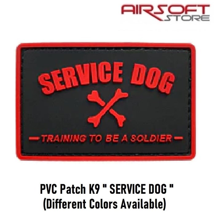 Delta Victor PVC Patch K9 " SERVICE DOG "