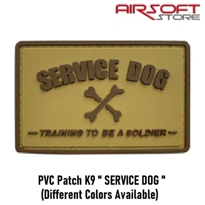 Delta Victor PVC Patch K9 " SERVICE DOG "