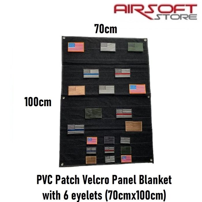 Delta Victor PVC Patch Velcro Panel Blanket with 6 eyelets (70cmx100cm)