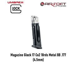 UMAREX Magazine Glock 17 Co2 18rds Metal BB .177 (4.5mm)