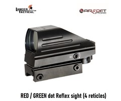 Lancer Tactical RED / GREEN dot Reflex sight (4 reticles)