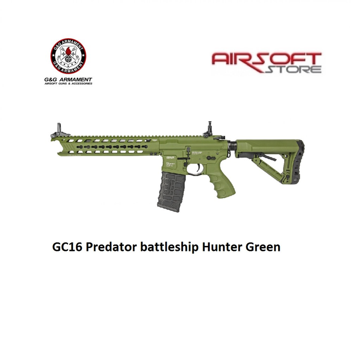 G&G GC16 Predator battleship Hunter Green