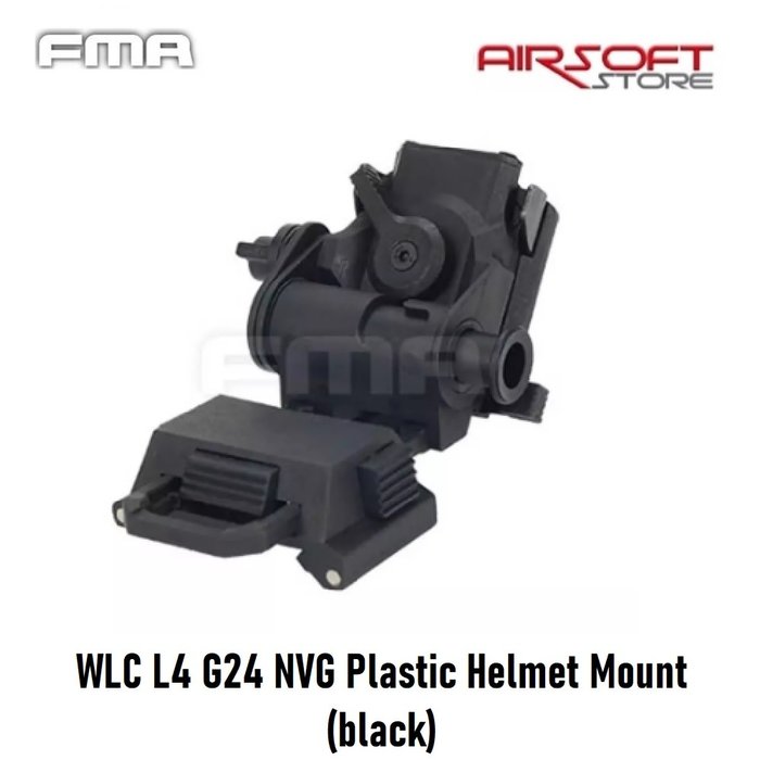 FMA WLC L4 G24 NVG Plastic Helmet Mount (black)