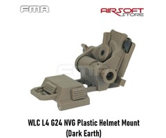 FMA WLC L4 G24 NVG Plastic Helmet Mount (Dark Earth)