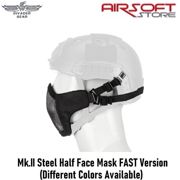 INVADER GEAR Mk.II Steel Half Face Mask for FAST helmet Version