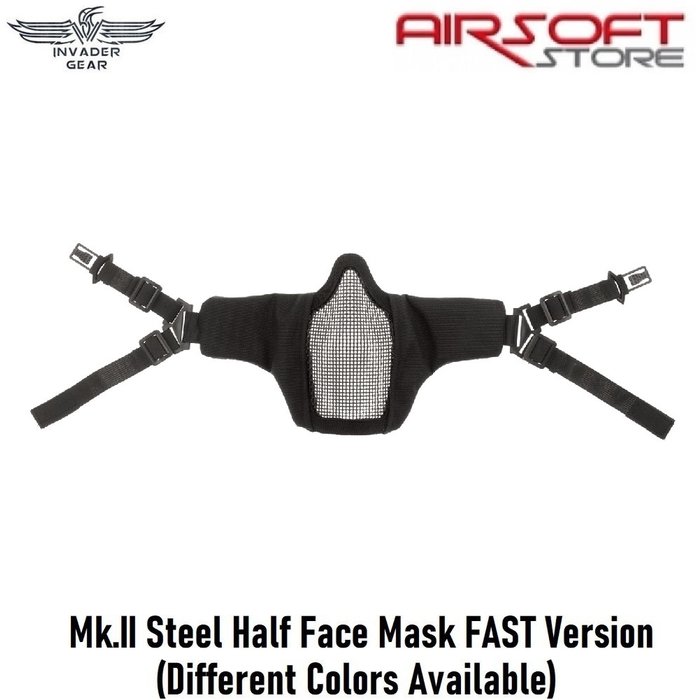 INVADER GEAR Mk.II Steel Half Face Mask for FAST helmet Version
