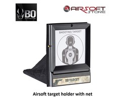BO Airsoft target holder with net