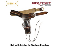 DENIX Belt with holster for Western Revolver