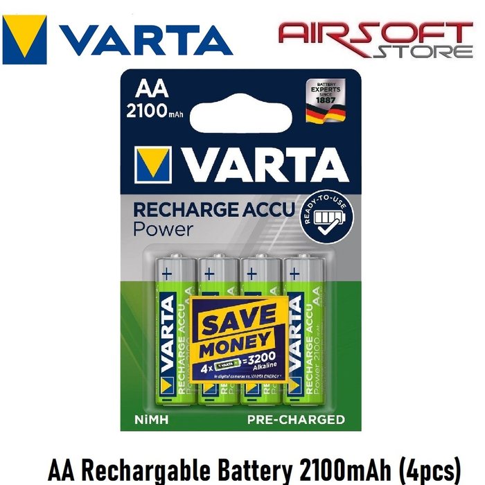 Varta AA Rechargable Battery 2100mAh (4pcs)
