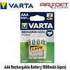 Varta AAA Rechargable Battery 1000mAh (4pcs)