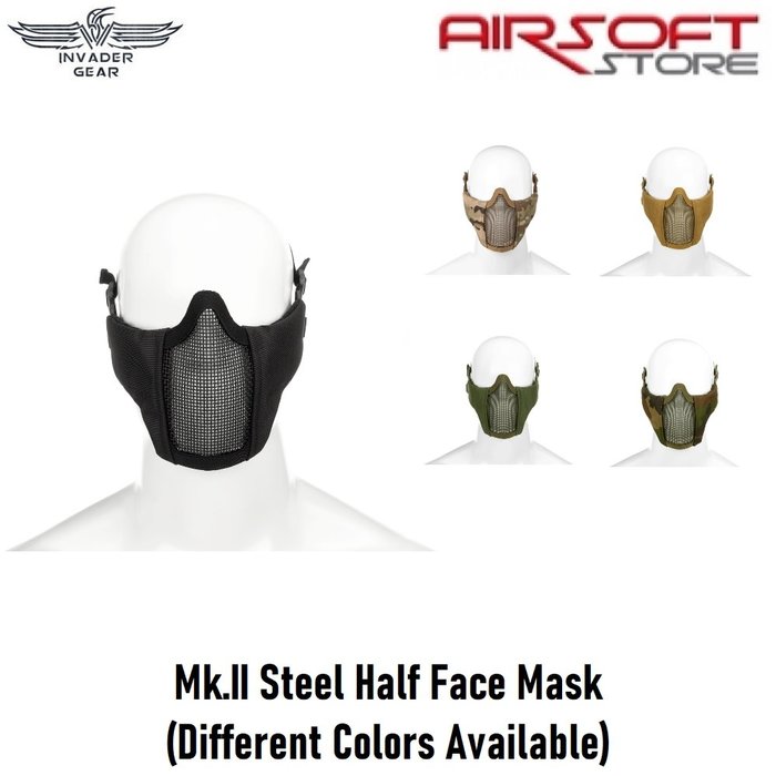 INVADER GEAR Mk.II Steel Half Face Mask
