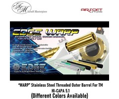 EDGE “WARP” Stainless Steel Threaded Outer Barrel For TM HI-CAPA 5.1