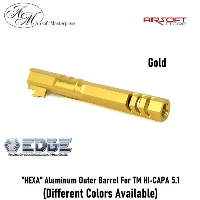 EDGE "HEXA" Aluminum Outer Barrel For TM HI-CAPA 5.1