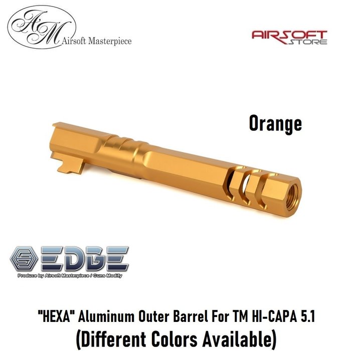 EDGE "HEXA" Aluminum Outer Barrel For TM HI-CAPA 5.1