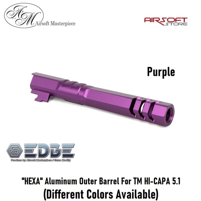EDGE "HEXA" Aluminum Outer Barrel For TM HI-CAPA 5.1