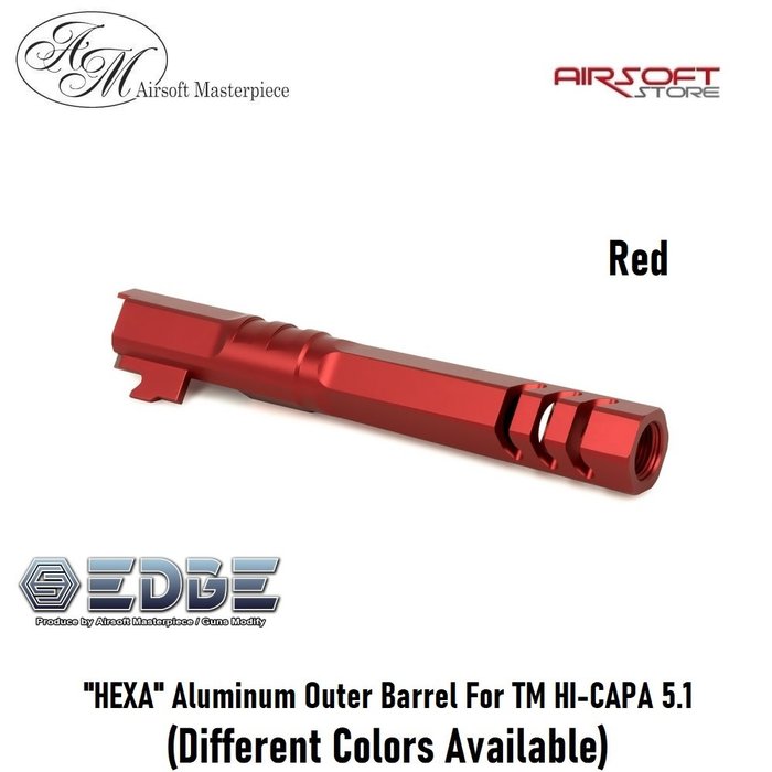 EDGE "HEXA" Aluminum Outer Barrel For TM HI-CAPA 5.1