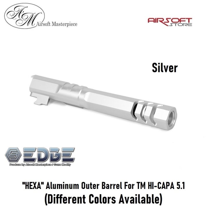 EDGE "HEXA" Aluminum Outer Barrel For TM HI-CAPA 5.1