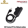 Earmor M51 Tactical PTT for Midland walkies