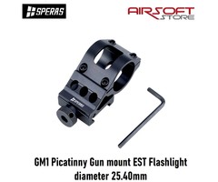 SPERAS GM1 Picatinny Gun mount EST Flashlight diameter 25.40mm