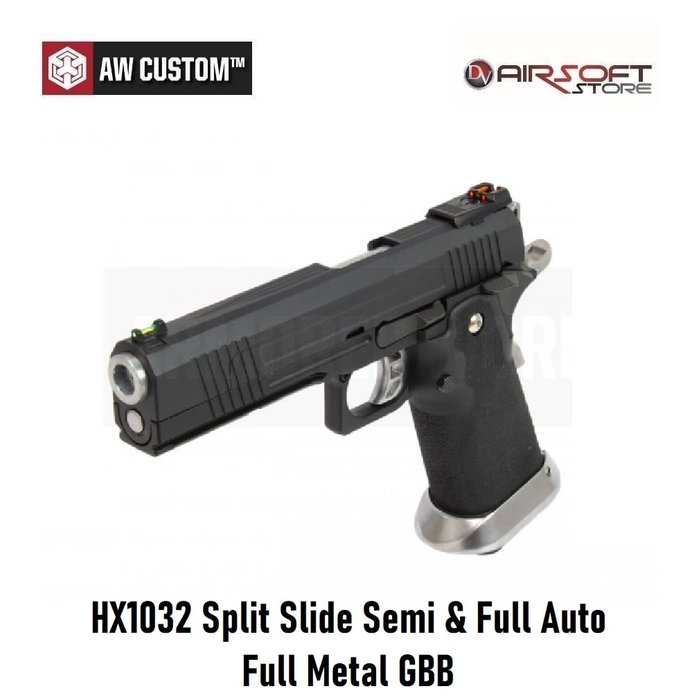 Armorer Works HX1032 Split Slide Semi & Full Auto Full Metal GBB
