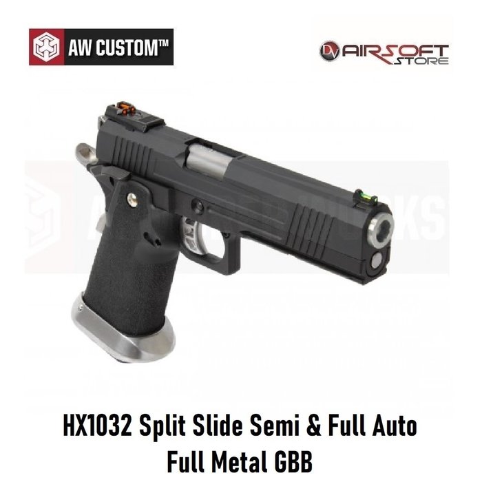 Armorer Works HX1032 Split Slide Semi & Full Auto Full Metal GBB