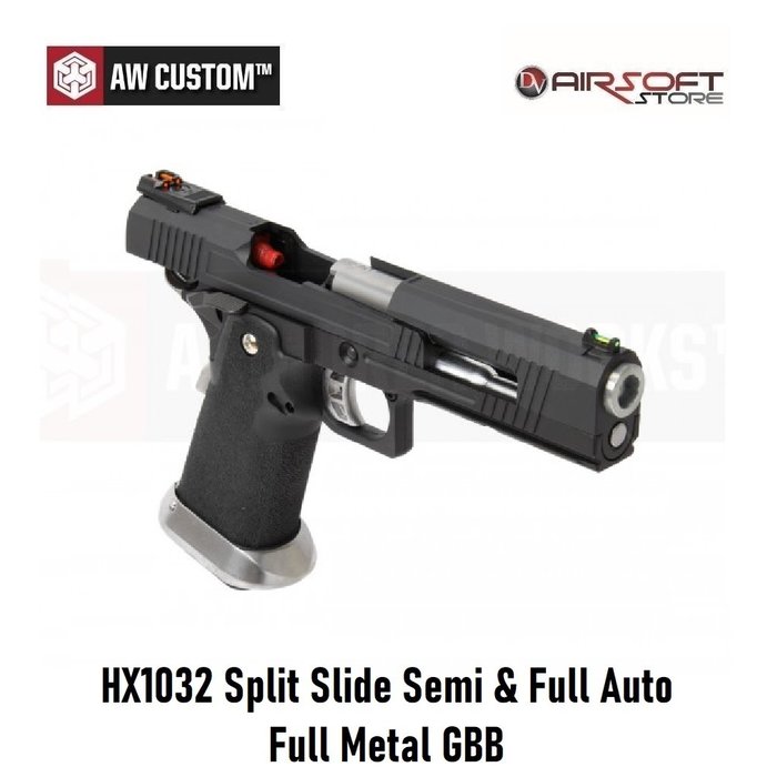 Armorer Works HX1032 Split Slide Semi & Full Auto Full Metal GBB