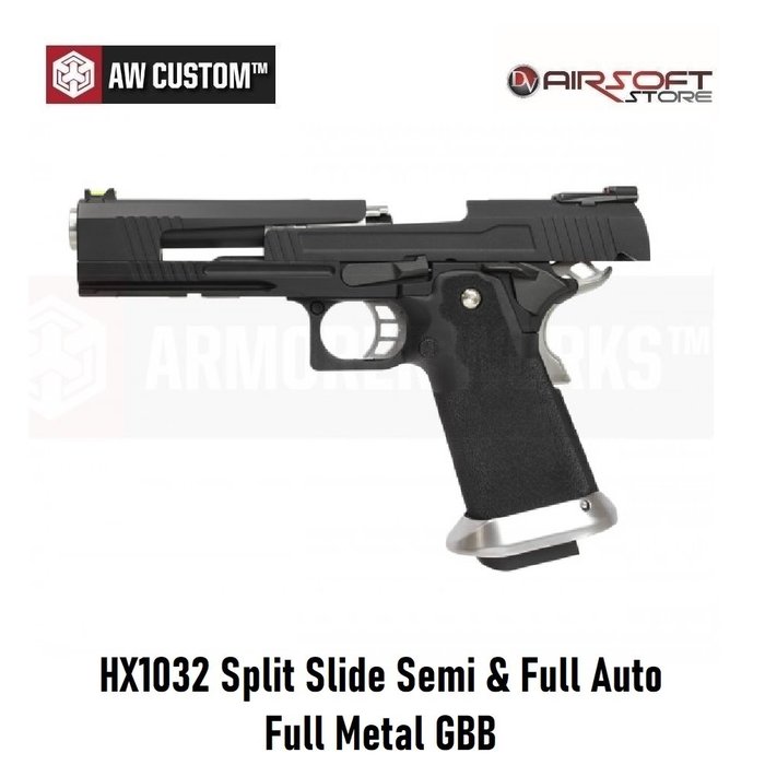 Armorer Works HX1032 Split Slide Semi & Full Auto Full Metal GBB