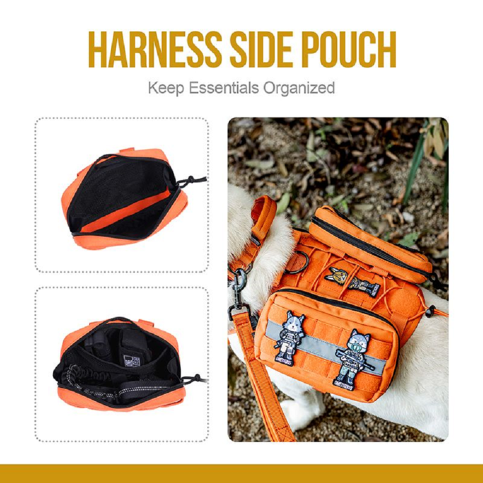 One Tigris MOLLE Dog Pouches (2 pieces)